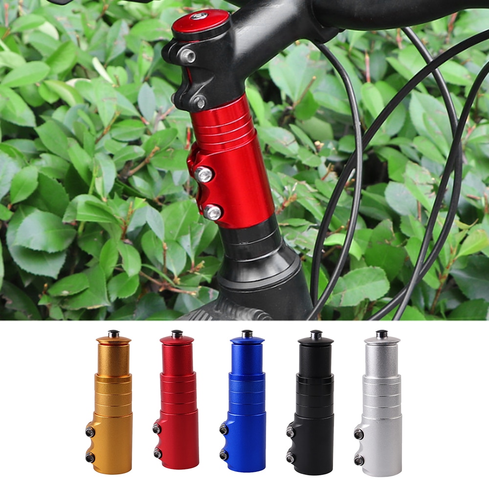 12cm przedłużka robić kierownicy roweru widelec robić podnoszenia przedłużenia głowy robić góry czarny widelec wypełniacz MTB rowery górskie części rowerowe