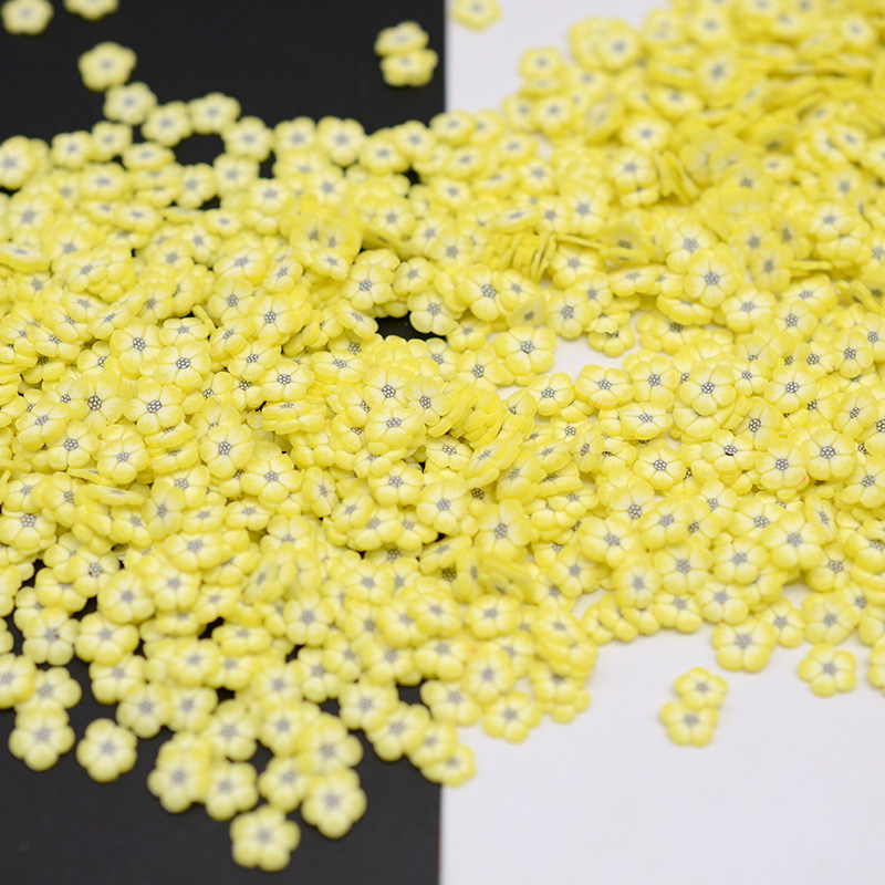 Nice Cute Nail Art Polymer Clay Flowers slice DIY Cute Decor Decals , Clay Scrapbook Decoration: 14