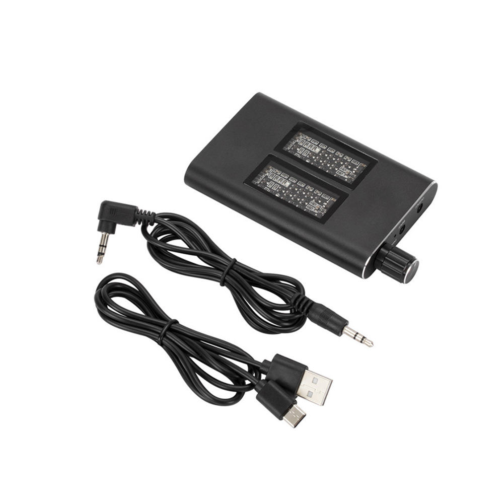 Mat Oppervlak Audio Universele Usb Oplaadbare Muziekspeler Draagbare Laptop Aluminium Hoofdtelefoon Versterker Schakelaar 3.5Mm Jack