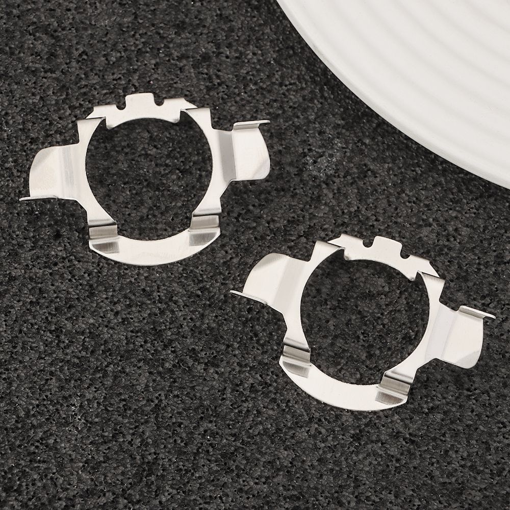 2 stk. aluminium  h7 led-holder autolyktbase universal billyktholderadapter monteringsstativ pæresokkel