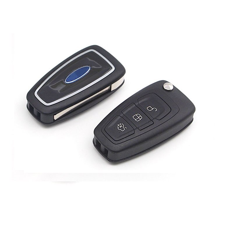 Vervanging Sleutel Auto Afstandsbediening Flip Keyless Shell Case 3 Knoppen Voor Ford Mondeo Focus Fiesta