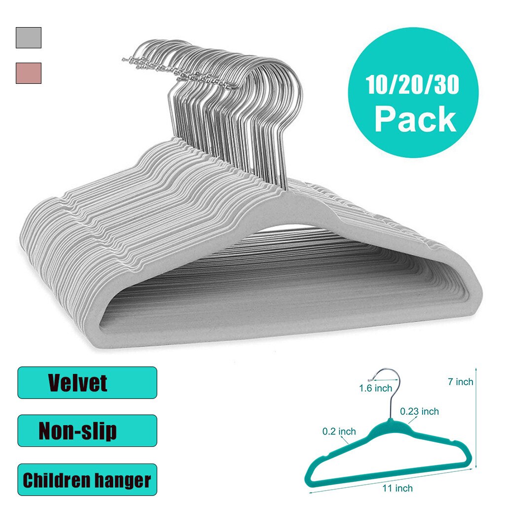 Flocking Rack 10/20/30 Pack Flocking Hanger Non-slip Plastic Flo... – Vicedeal