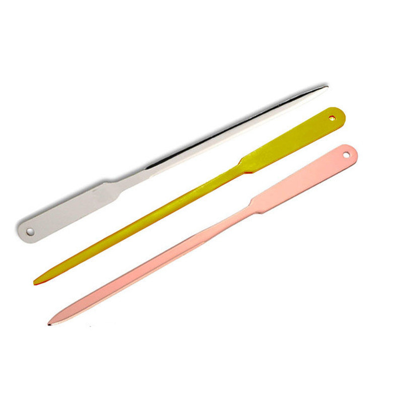 1pc brevkuvertöppnare i metall i rostfritt stål guld/rosa guld/silver affärspappersskärare skärverktyg knivskärverktyg