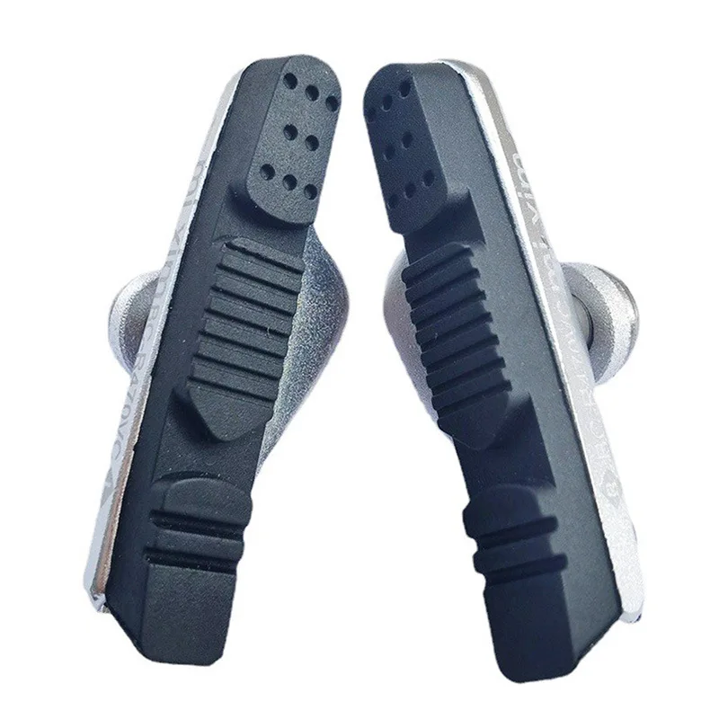 Racefiets remblokken Voor Velg C Rem CNC Fiets Remmen V-Brake Houder Schoenen Rubber Blok Duurzaam Fietsen Accessoires: Paars