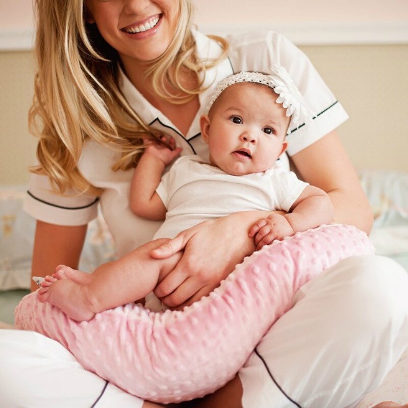 Housse d&#39;oreiller d&#39;allaitement en forme de babyU, fonction oreiller assis, housse d&#39;oreiller d&#39;allaitement super douce, accessoires pour bébé