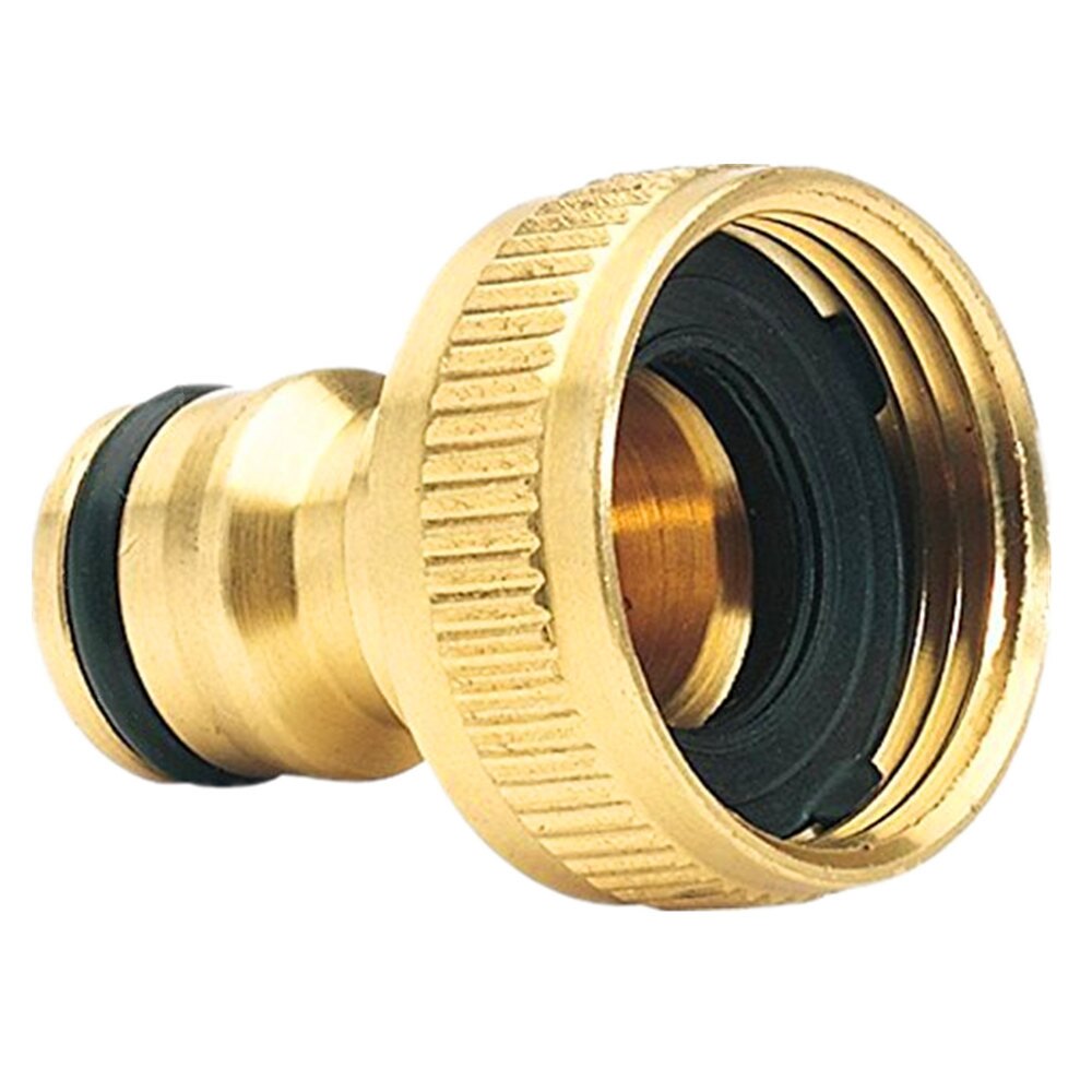 Brass-coated Hose Adapter (3/4) Quick Connect Swivel Connector Garden Hose Coupling Systems For Watering Garden Irrigation