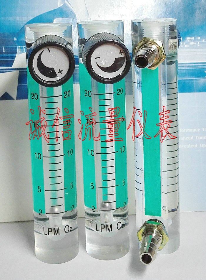 LZM-6T O_2 Oxygen Flowmeter 100-400 mL/min Oxygen Production Flowmeter Oxygen Bar Flowmeter