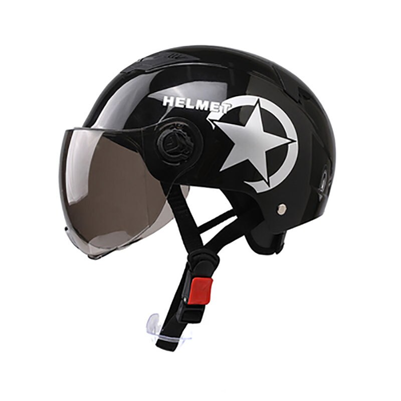 Ultra-light Safety Motorbike Helmet Scooter E-Bike Motorcycle Helmet Moto Casco Half Face UV Protector Helmet: 01