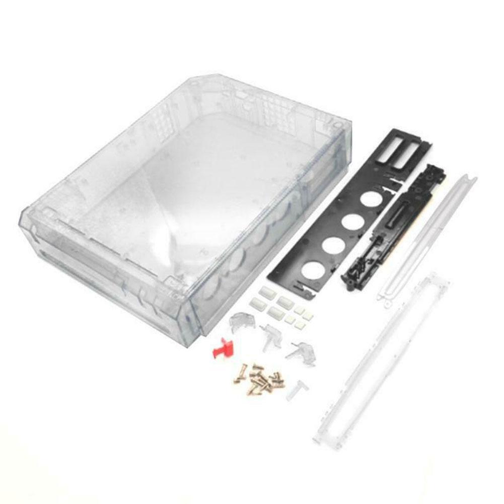Fundas completas con botón para Wii, carcasa transparente, Shellsc, carcasa de repuesto para consola Wii