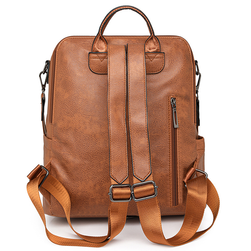 Bolso y bolso de para mujer, mochila grande para mujer, mochila de viaje de cuero PU, bolsos de hombro de para mujer, mochila escolar