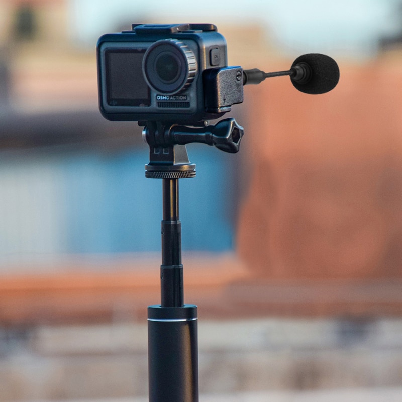 3.5mm adapter til dji osmo lomme mini lavalier klips mikrofon mikrofon lydadapter til osmo handling kamera forlengelse tilbehør