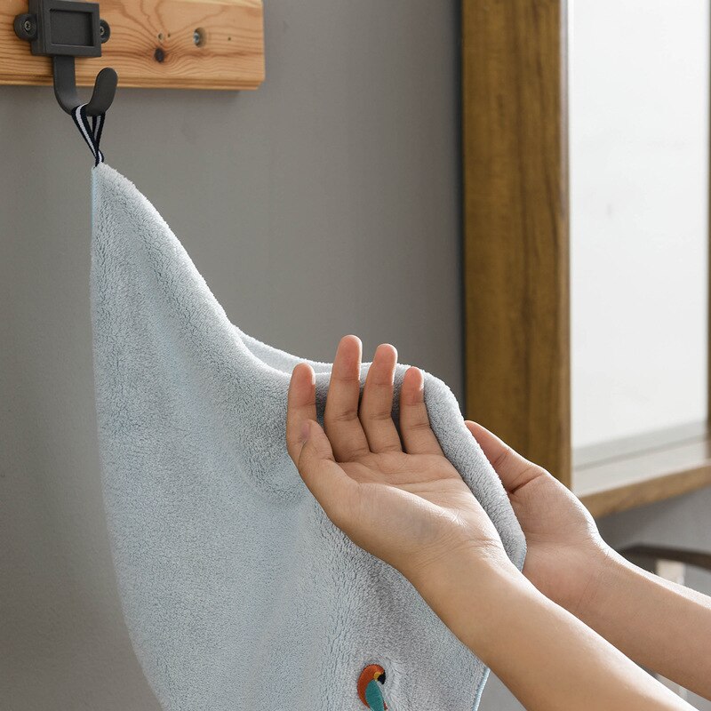 Kinderhanddoekje, schattig klein vierkant handdoekje, koreaanse handdoek, scandinavisch absorberend toilethanddoekje
