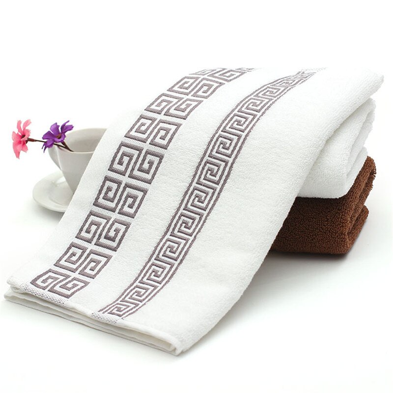 100% Katoenen Geborduurde Handdoek Sets Bamboe Beach Badhanddoeken voor Volwassenen Luxe Zacht Gezicht Handdoeken 35*75 cm