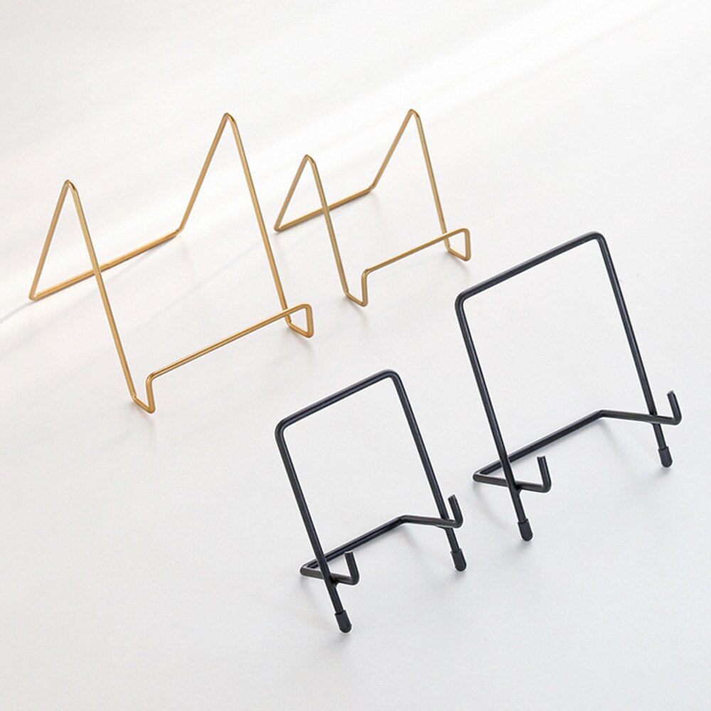 Geometric Iron Storage Rack Home Office Desktop Mobile Phone Stand Holder Multi-functional Rack Storage Organizer Kitchen Items