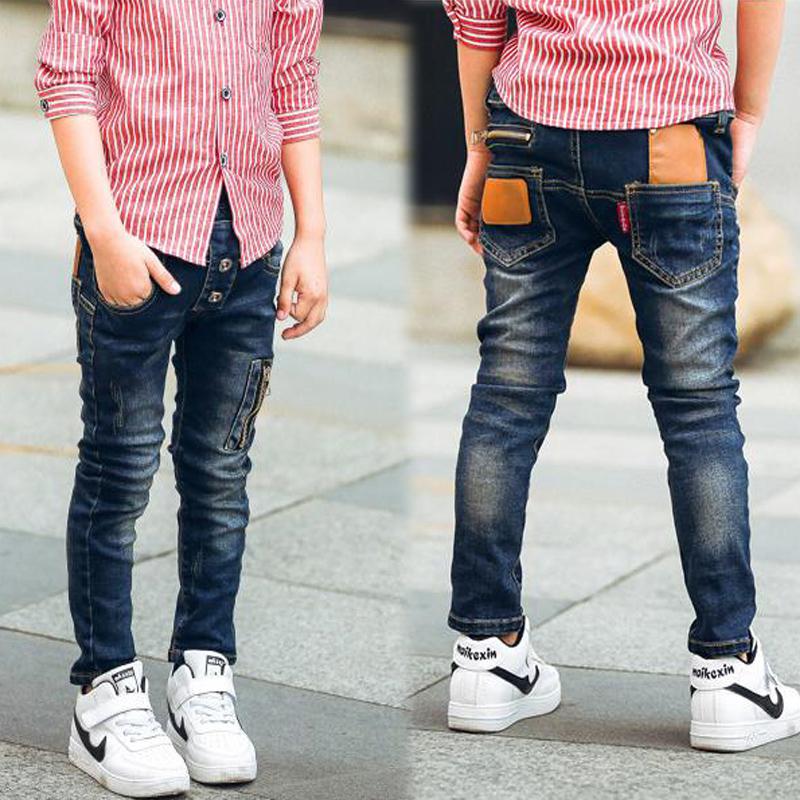 Vendita al dettaglio 2020 autunno inverno pantaloni in cotone ragazzi jeans bambini pantaloni alla moda alla moda pantaloni a matita roupas infantis menina leggings