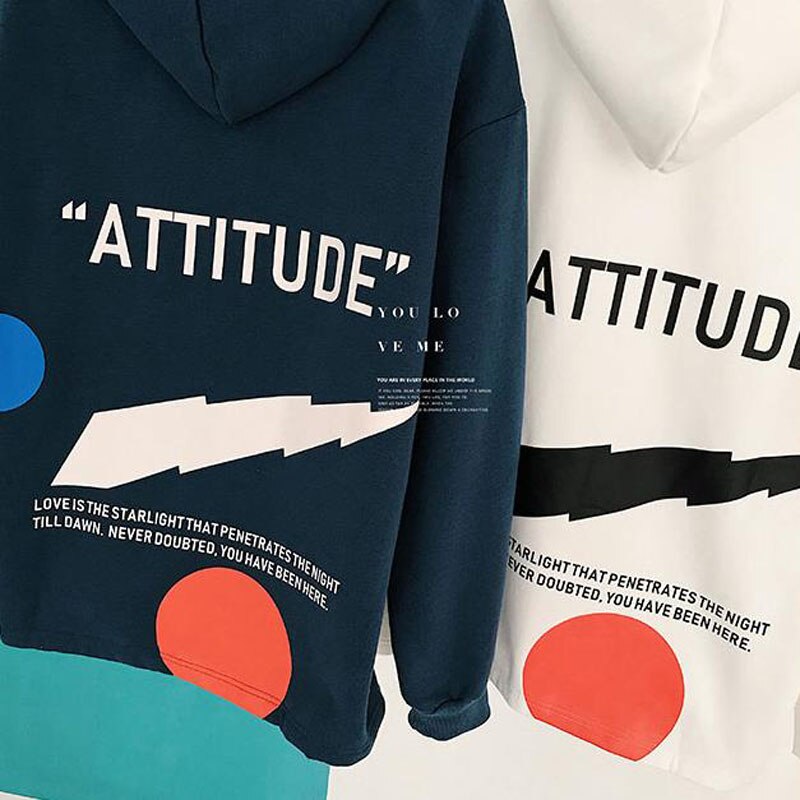 Mænd sweatshirts med hætte efterår og vinter løse mandlige hættetrøjer studenterfrakke letter plus størrelse 4xl 5xl h76
