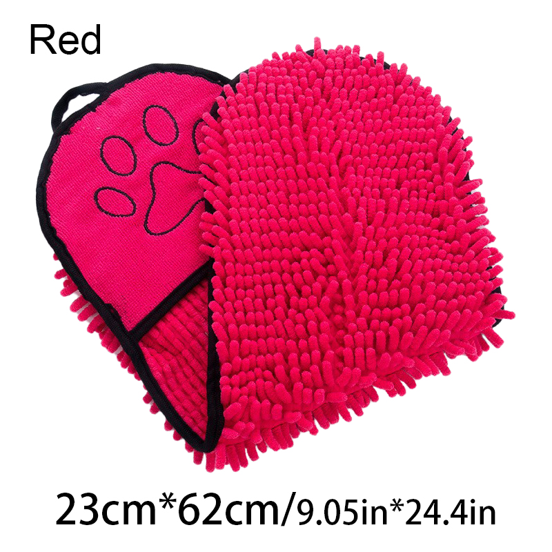 Soft Dog Bath Robe Towel Quick Super Absorbent Pet Bath Towel Cat Bath Towel Convenient Pet Cleaning Washcloth Pet Accessories: GRAY