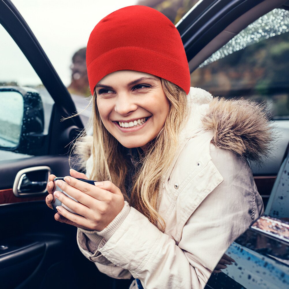 Mannen En Vrouwen Algemene Fietsen Caps, Winter Winddicht En Warm Polar Fleece Caps, sport Running Ski Caps