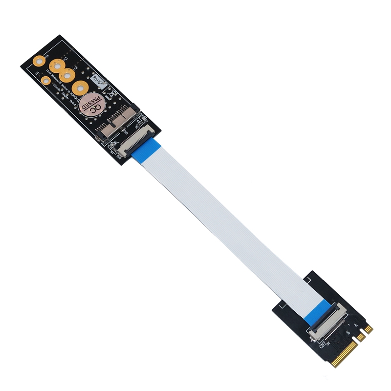 12+6- pin till m .2- tangent a + e-adapterkabel för trådlöst wifi-kort för mac os och hackintosh