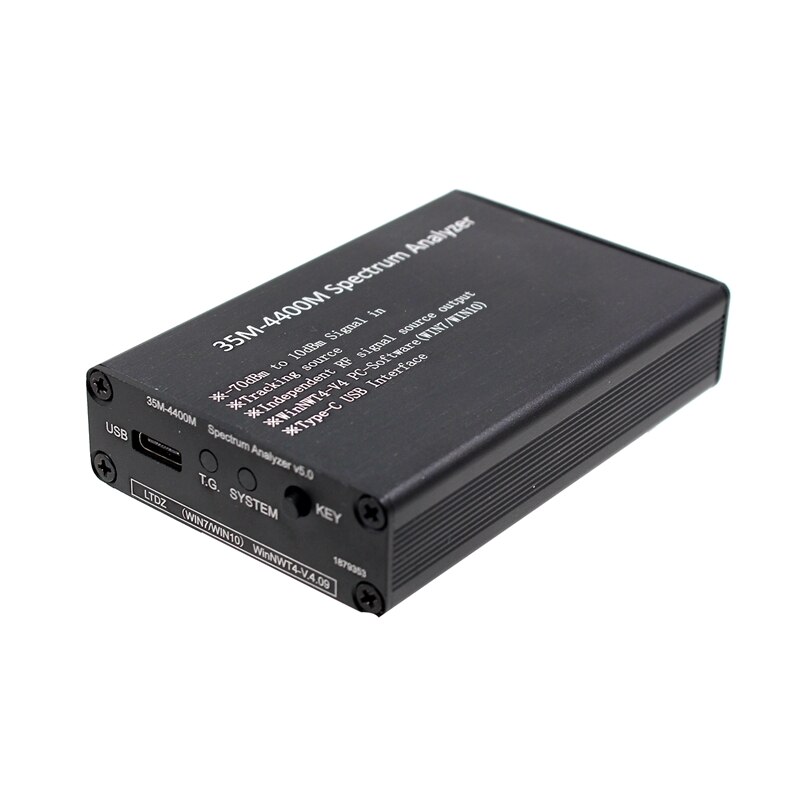 Analyseur de spectre USB LTDZ 35-4400M, Source de Signal avec Module de suivi, outil d&#39;analyse du domaine de fréquence RF avec coque