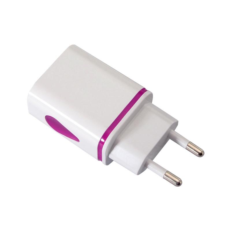 UNS EU USB Schnelle Schnell Ladegeräte Wand Travel Power Adapter Ladegerät Für Xiaomi Iphone Huawei Zubehör Für Handy TXTB1: Purple EU