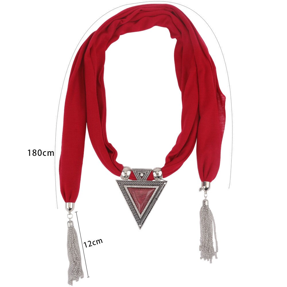 Écharpe à chaîne pour femmes, bijoux à la , collier, écharpe à pendentif, Foulard de tête, Hijab pour femmes, accessoires