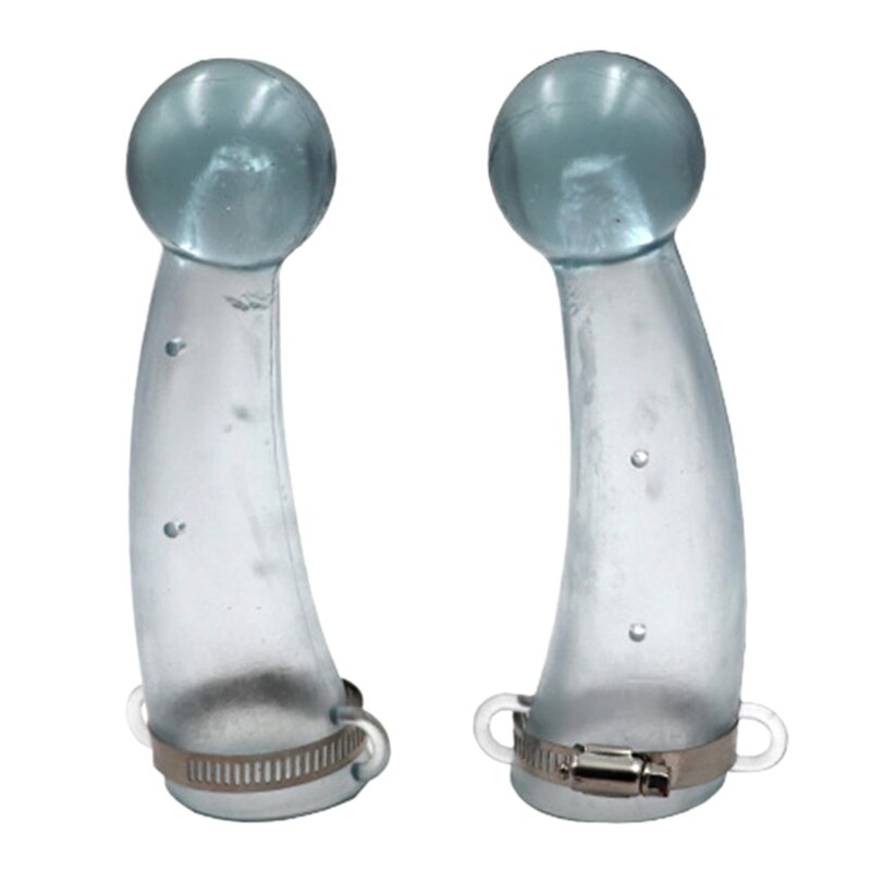 Protecteur Anti-combat en corne de vache, 2 pièces, en Silicone, sécurité et Protection de l&#39;environnement, élastique