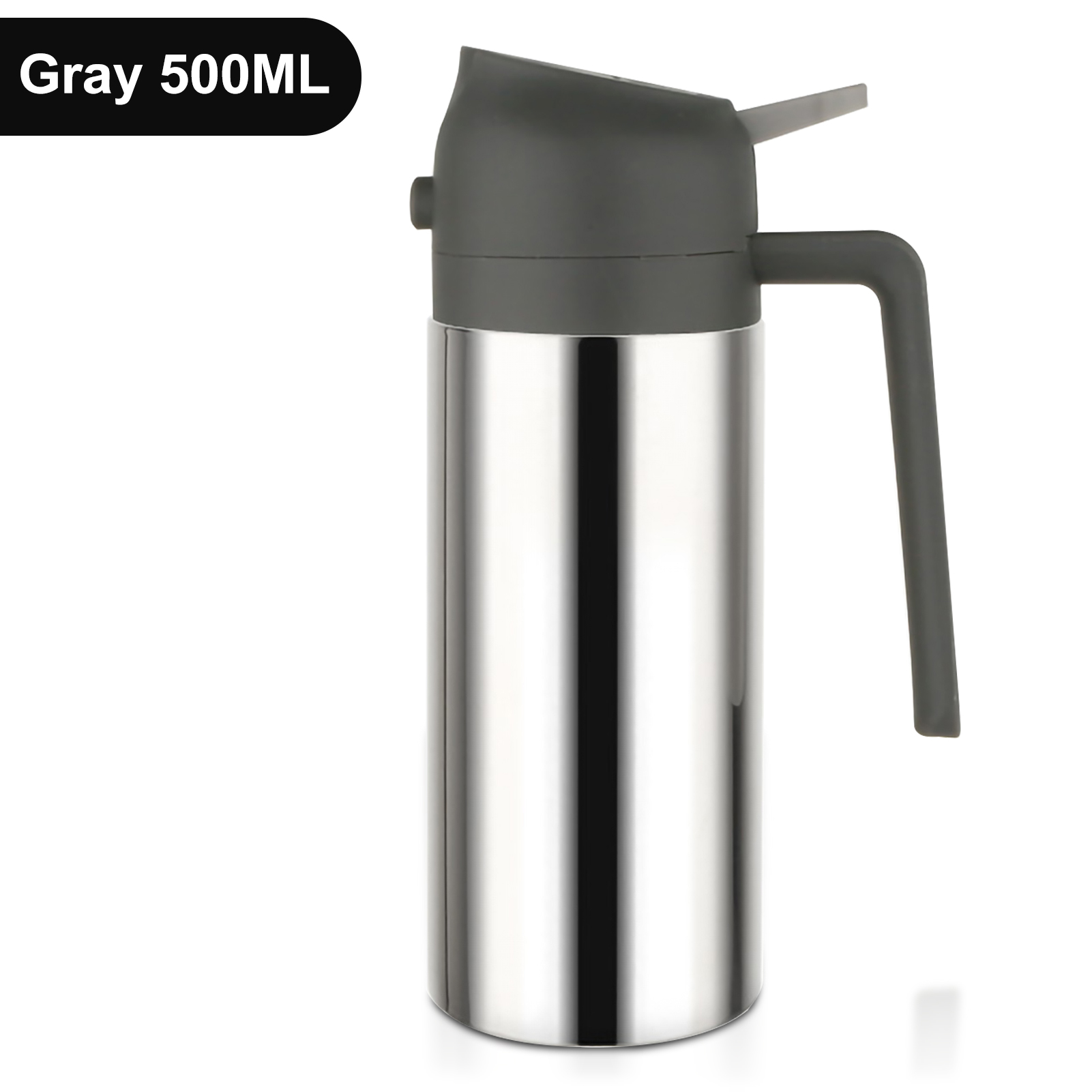 Kitchen Oil Spray Bottle 304 Stainless Steel Oil Spray Can Bbq Cooking Olive Oil Dispenser Large Quantity Vinegar Containers: light yellow