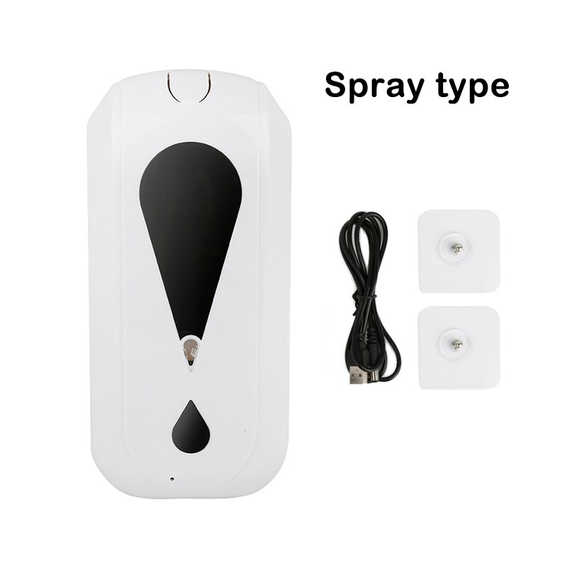 Automatisk skumdispenser smart hånddesinfeksjon dryppdispenser berøringsfri såpedispenser spray for kjøkken 1 boks = 1200ml: B