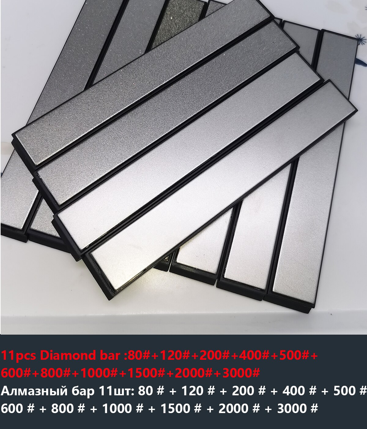 3pc/11pcs set Knife Sharpener diamond whetstone sets for RUIXIN PRO RX-008 diamond bar Variety of whetstone combo sets: 11pcs