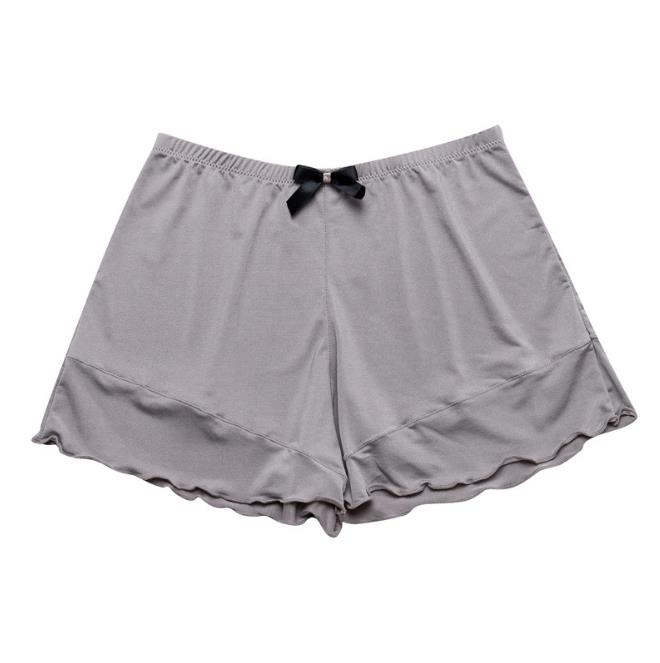 Søde sikkerhedsshorts bukser kvinder under nederdel kjole høj elasticitet sikkerheds blondebukser løse sikkerhedsshorts kvindelige shorts i stor størrelse: Grå