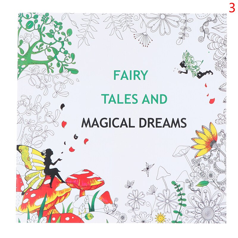 Anti-Stress Kleurboek Voor Kinderen Volwassen Stress Doden Tijd Schilderen Art Boek Magische Bos Fantasie Droom Wonderland: N3