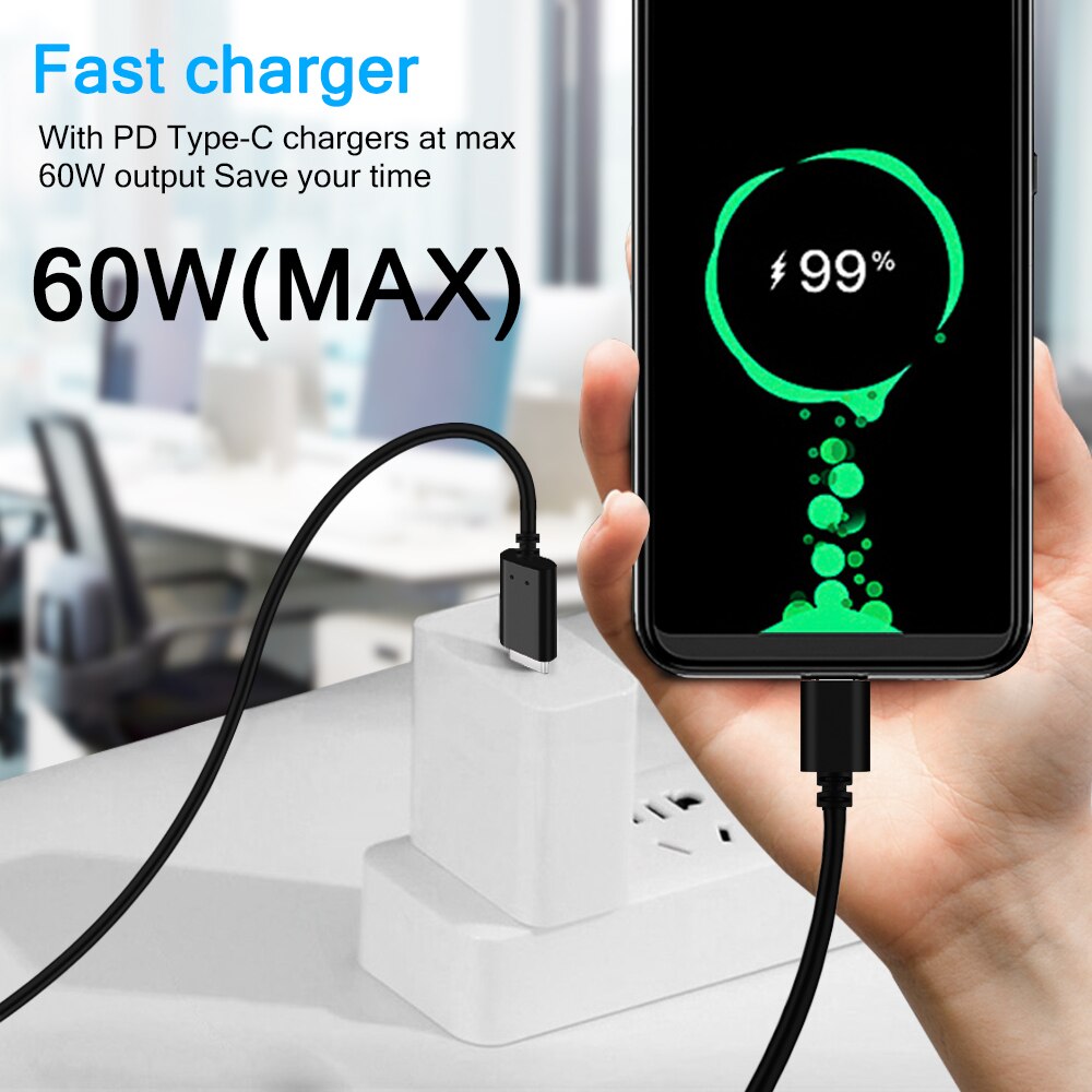 Usb C Zu Micro Usb Kabel Für Telefon Typ C Zu Micro Usb Pd Ladegerät Kabel 5A Super Schnelle Lade für Huawei Samsung Usbc Draht