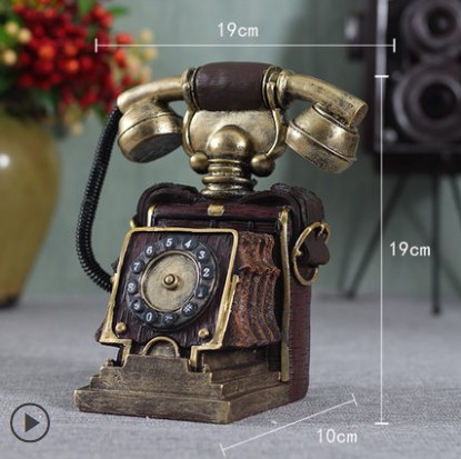 kontynentalny nostalgiczne ozdoby retro amerykańnarty dom salon kawiarnia restauracja szafka robić wina dekoracje dekoracyjne telefon: C