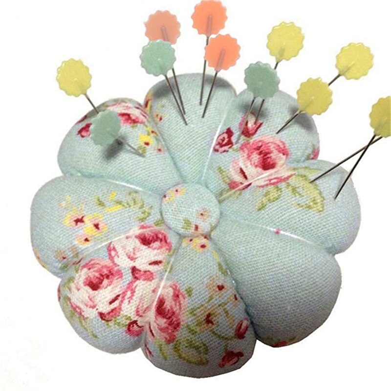 50pcs/box Flat-head Sewing Needle Pins Dressmaking Pins Stainless Steel Embroidery Patchwork Pins DIY Sewing Garment Accessories