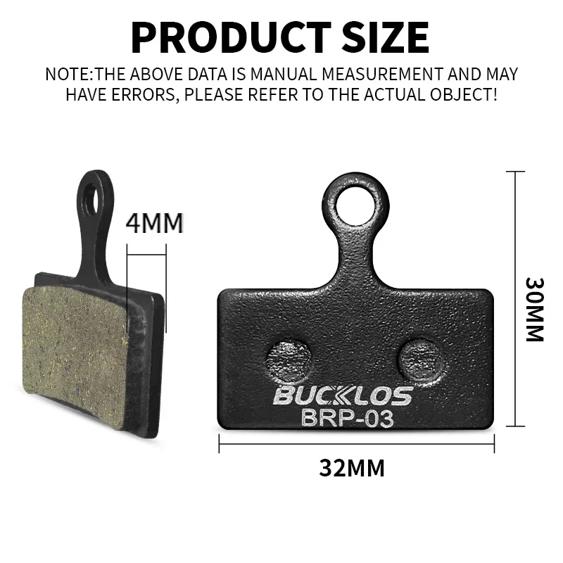 BUCKLOS Harz Scheibenbremsbelag Für SHIMANO G01S Verschleißfeste Hydraulische Bremsbeläge MTB Bremsbeläge für G03C G05S Radfahren Teile