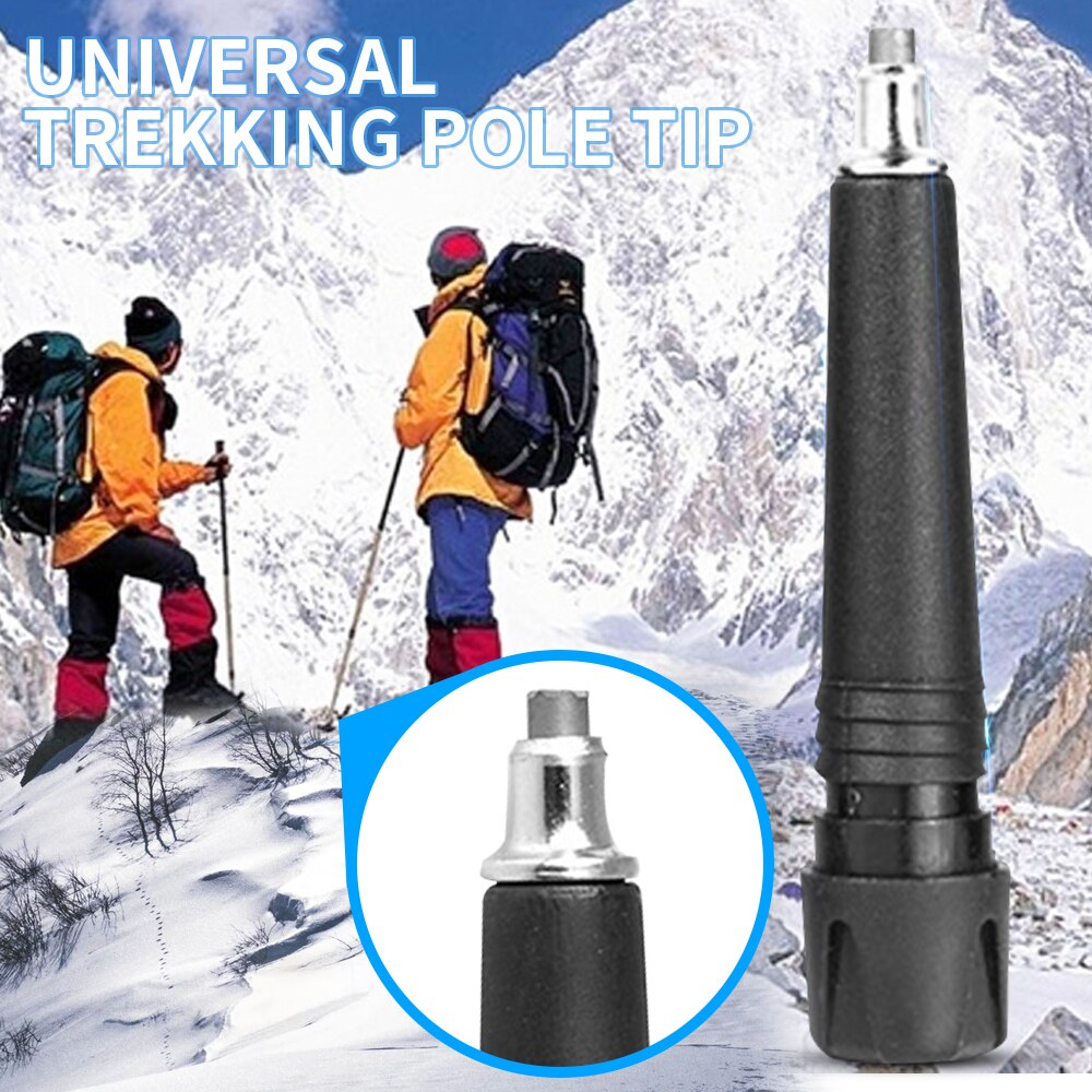 Carbon tungsten steel trekking pole tip Universal trekking pole tip trekking pole accessories outdoor climbing
