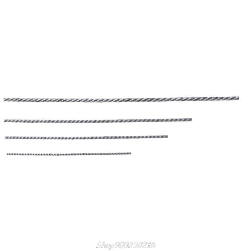 5m 304 Roestvrij Staaldraad Zachte Vissen Lifting Kabel 7x7 Waslijn
