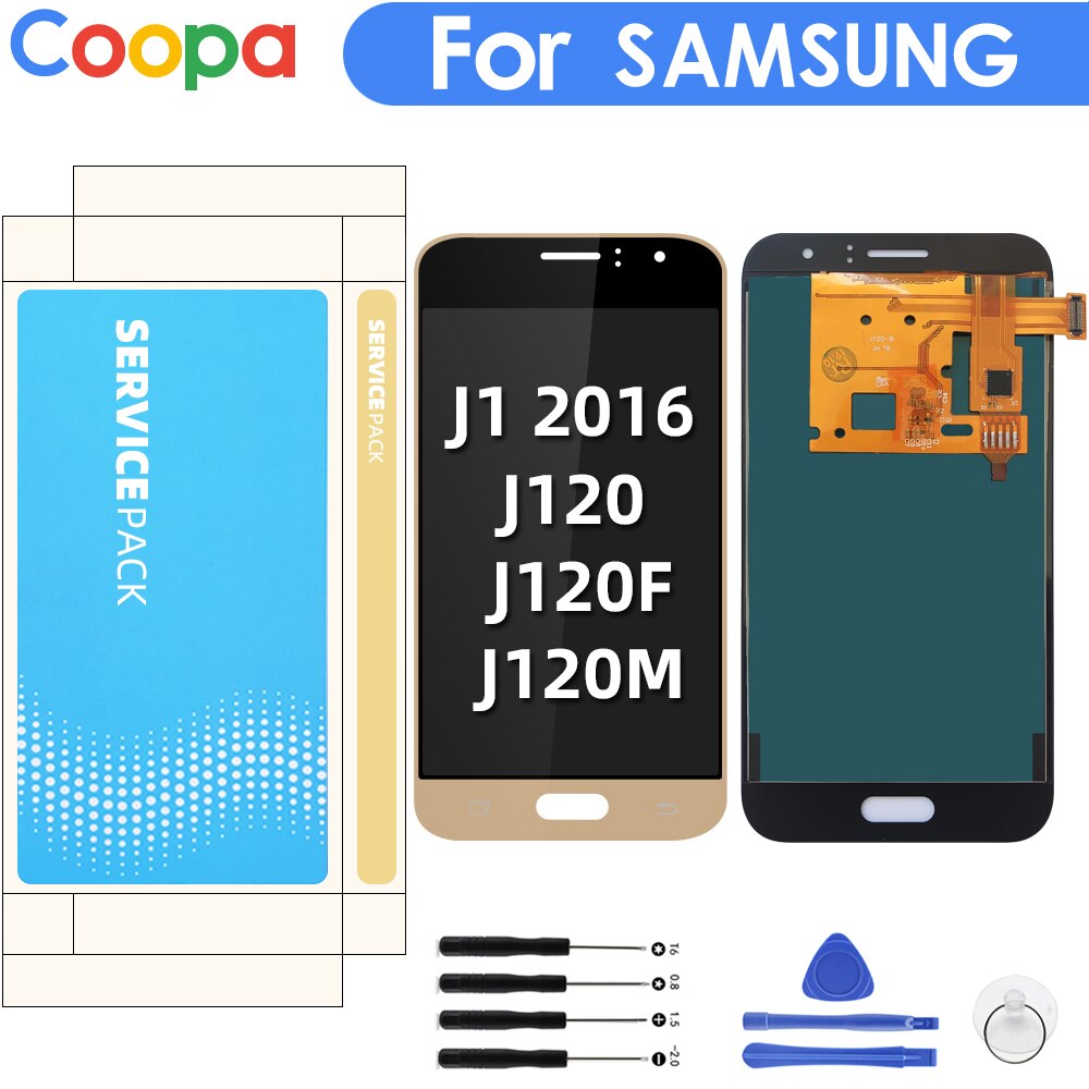 LCD Display Assembly for Samsung Galaxy J1 J120 - Touchscreen Digitizer Screen Replacement