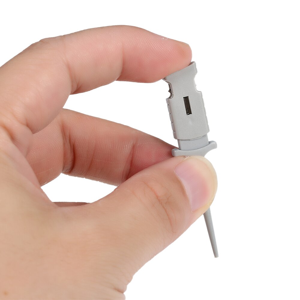 18 Test Hook Clip Test Probe Double Gripper Square Output Pins For Oscilloscope Logic Analyzers And Other Measuring Instruments