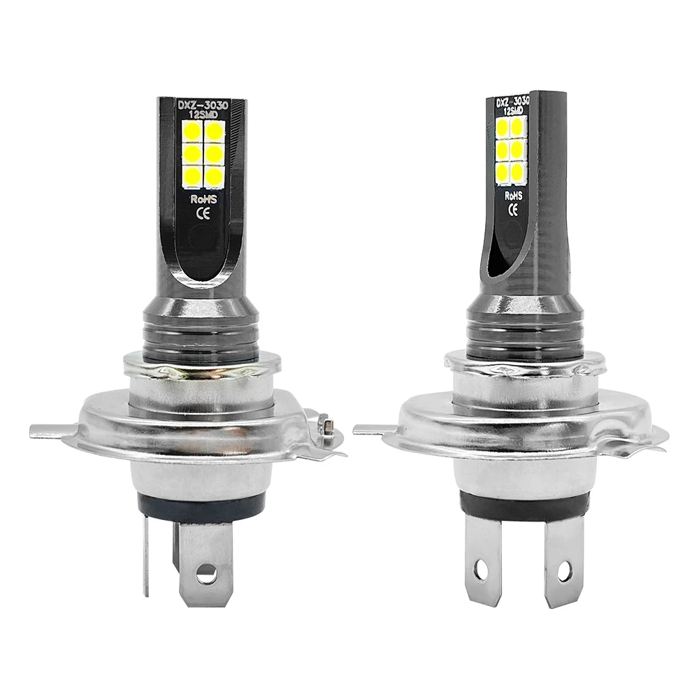 2 Stuks Super Heldere H4 H7 Led Lamp Auto Koplamp Motorfiets H1 H3 H8 H9 H11 Auto Mistlampen 9005 9006 HB3 HB4 Licht 12V 24V 80W