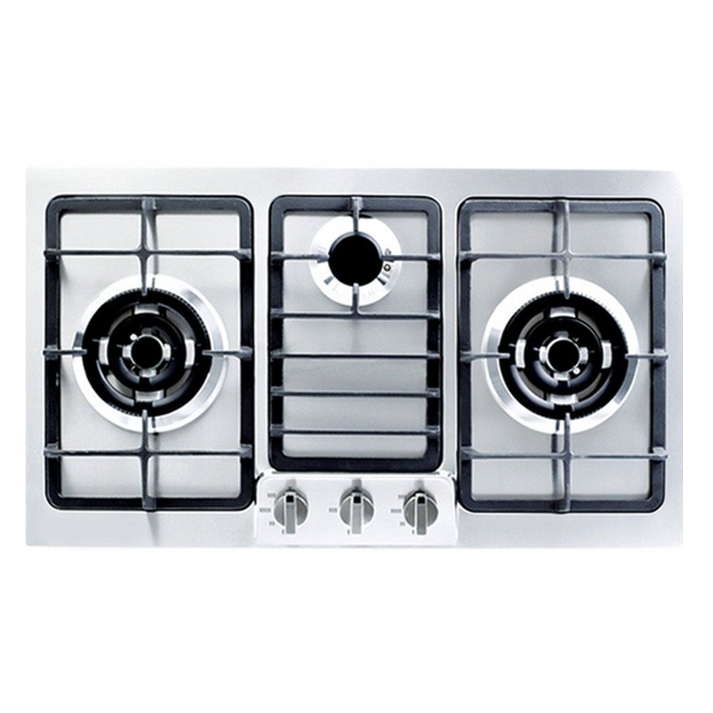Behogar-perillas de cocina de Gas de Metal plateado, 6mm/8mm, adaptadores, interruptor de horno, cerraduras de Control de superficie de cocina, piezas de utensilios de cocina, 6 uds.