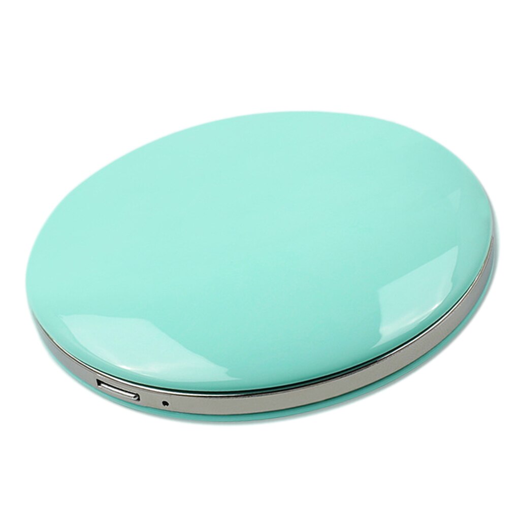 Portable 3X Magnifying Round Makeup Vanity Mirror LED Travel Mirror