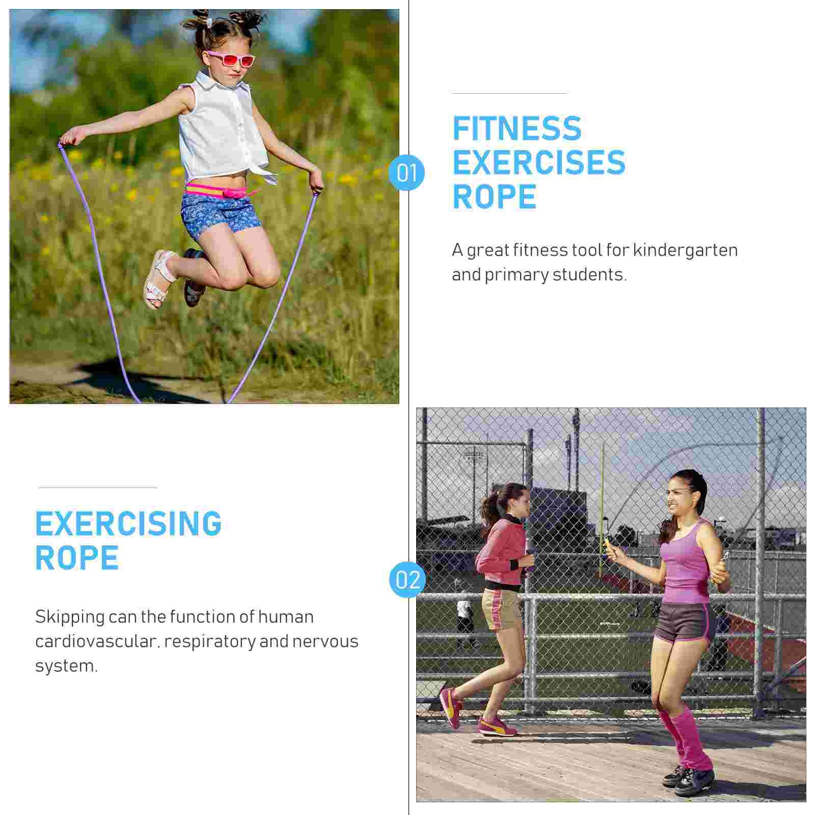 1PC Practical Jumping Rope Jumping Rope Beaded Exercise Jumping Rope