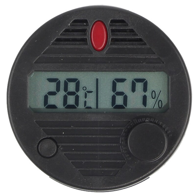Round Digital Hygrometer for Humidors,10-Second Refresh Rate,+/-2% Humidity And1% Tempeture Accuracy for Cigar Humidors: Default Title