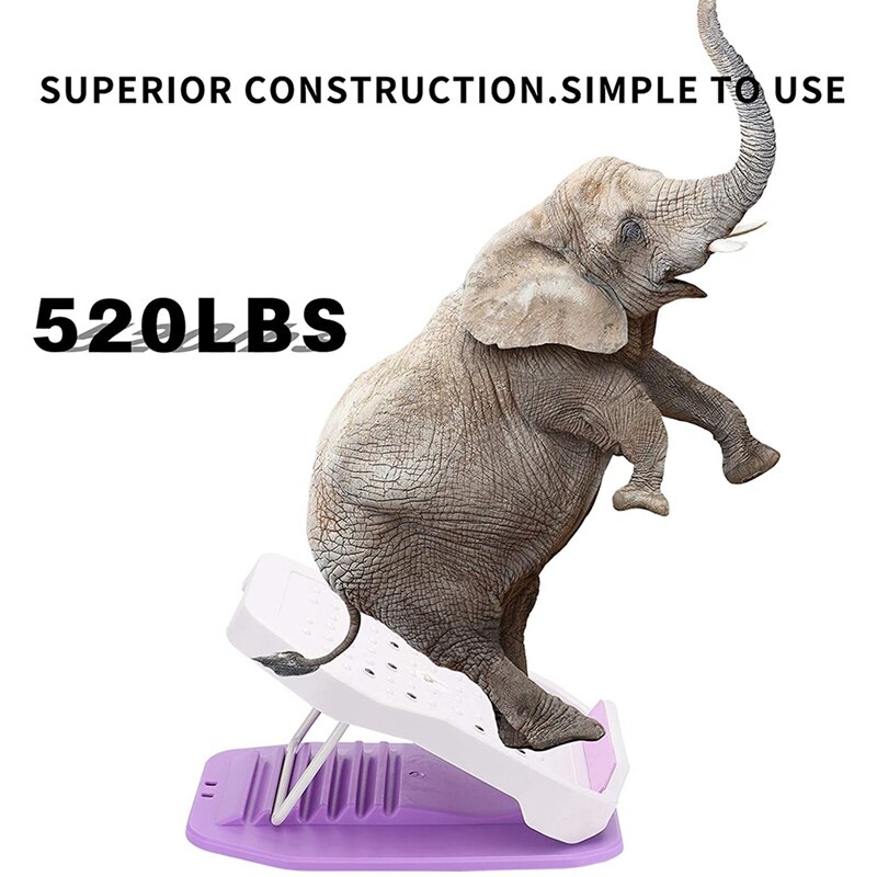 ELOS-Portable Slant Board,Adjustable Incline Board and Slant Board for Calf Stretch, - Incline Board Up to 520 LBS Capacity