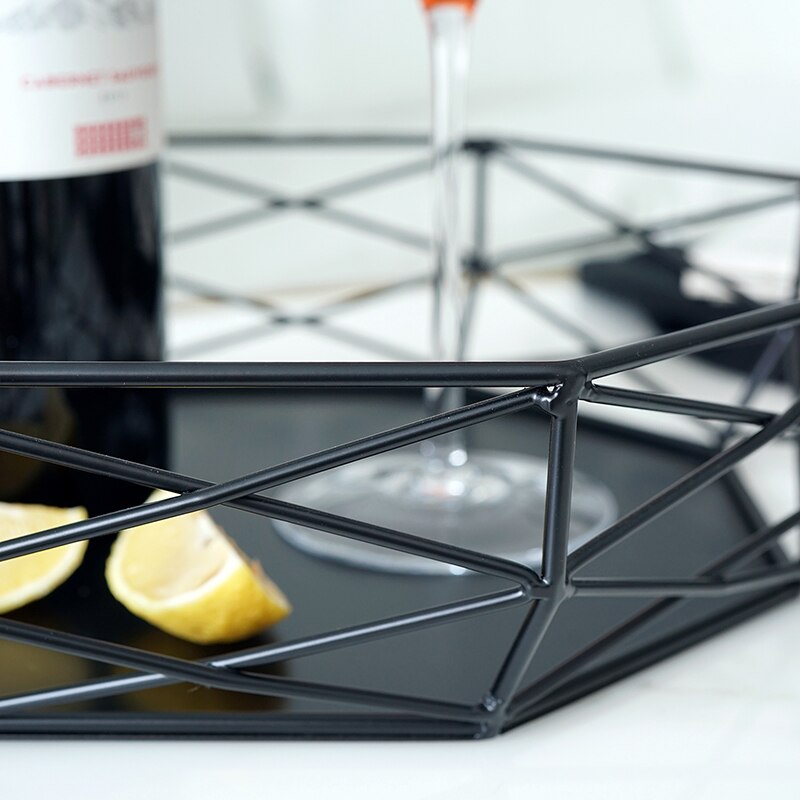 SWEETGO Geometric cake stand Macaroons color cake tools for dessert table party decoration fruit basket home storage rack