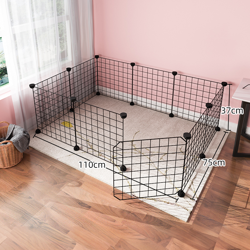Valla para mascotas, valla nido para perros, barrera interior para puerta de perros y gatos, jaula de malla de hierro, red de barrera de escape: Verde