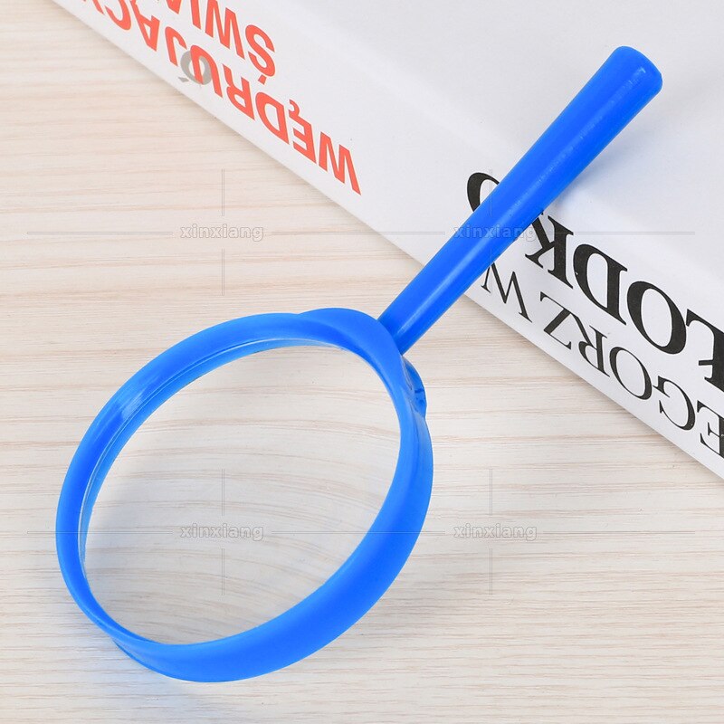 Loupe en plastique pour enfants, Mini Loupe portative 3X pour écoliers de la maternelle