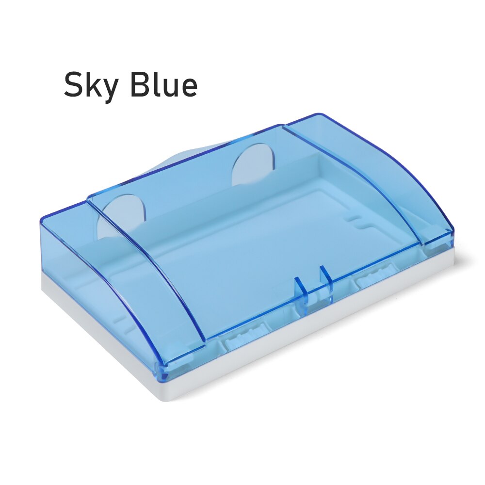 1PC 86 Typ Ochse Nagel-freies Kleber Einfügen Einfache Installation Wasserdichte Kasten Steckdose Wasserdichte Kasten Gremium Tafel schalter Schutz: Himmel Blau